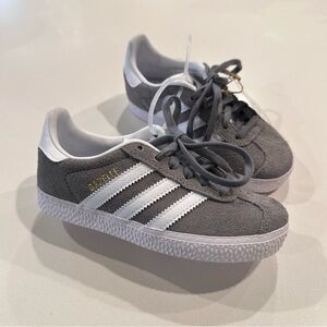 adidas gazelle silver green womens adidas Gazelle Shoes - Kids - Grey Three / Cloud White / Gold